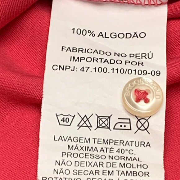 Brazilian BROOKSGOLD Amaranth Interlock Pima Classic Polo - Picture 10 of 13